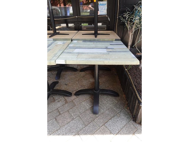 6x terras tafel - afbeelding 2 van  4