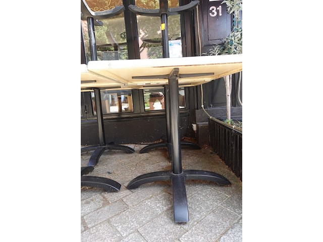 6x terras tafel - afbeelding 3 van  4