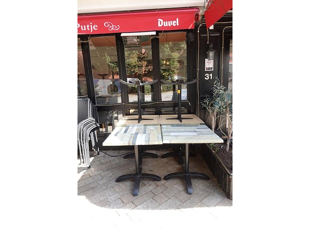6x terras tafel - afbeelding 4 van  4