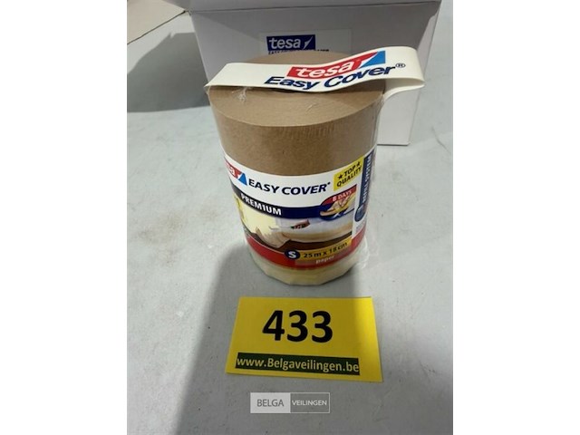 6x tesa easy cover afdekfolie premium 25m x 18 cm meter - afbeelding 2 van  5