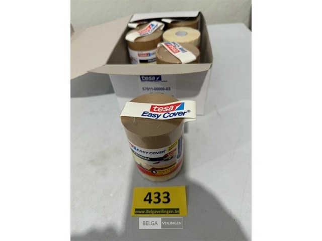 6x tesa easy cover afdekfolie premium 25m x 18 cm meter - afbeelding 4 van  5