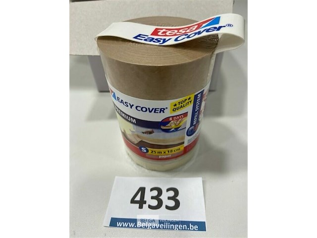 6x tesa easy cover afdekfolie premium 25m x 18 cm meter - afbeelding 1 van  3