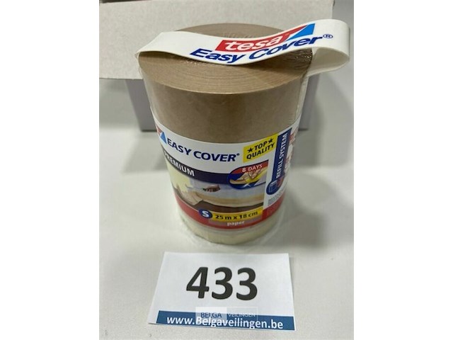 6x tesa easy cover afdekfolie premium 25m x 18 cm meter - afbeelding 1 van  3