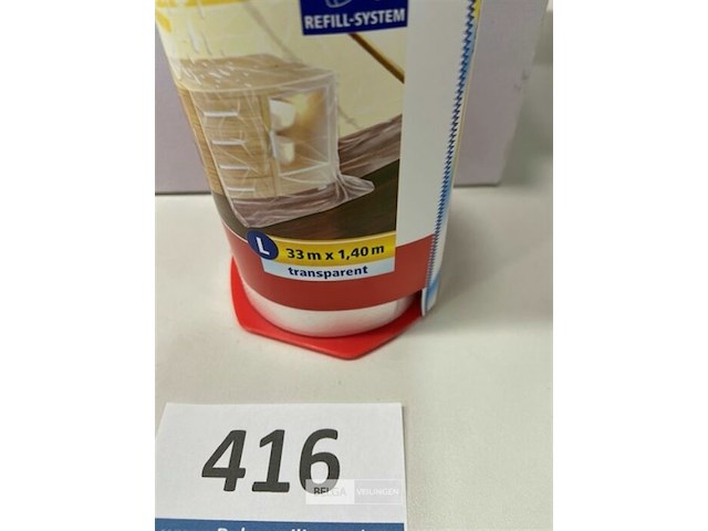 6x tesa easy cover afdekfolie premium 33x1,4 meter - afbeelding 3 van  3