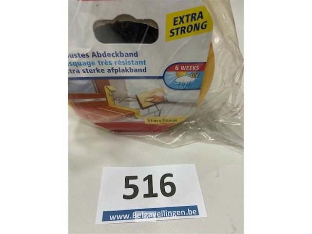 6x tesa robuste afplaktape voor verven en pleisteren 33m x 50mm - afbeelding 2 van  3