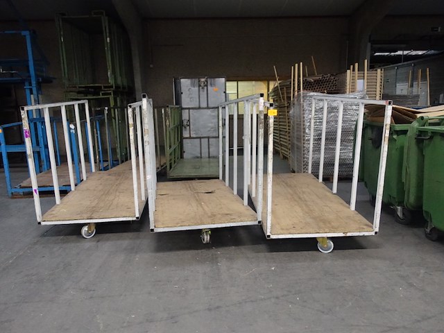 6x transportkar op wielen - afbeelding 1 van  6