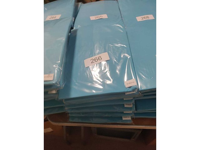 6x turquoise stretchcover + topcover voor statafel diam.80-85cm. nieuw (6x) - afbeelding 1 van  1