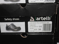 6x veiligheidsschoenen, artelli, low shoe pro sorrento src, maat 38, gebruikt - afbeelding 3 van  6