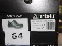 6x veiligheidsschoenen, artelli, low shoe pro sorrento src, maat 38, gebruikt - afbeelding 5 van  6