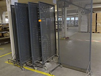 6x verrijdbare metalen afscherming - afbeelding 1 van  4