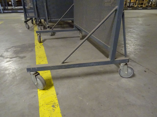 6x verrijdbare metalen afscherming - afbeelding 4 van  4