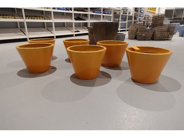 6x vorstvrije terracotta bloempot - afbeelding 1 van  4