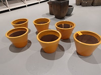 6x vorstvrije terracotta bloempot - afbeelding 2 van  4