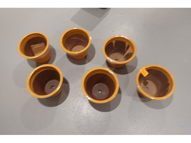6x vorstvrije terracotta bloempot - afbeelding 3 van  4