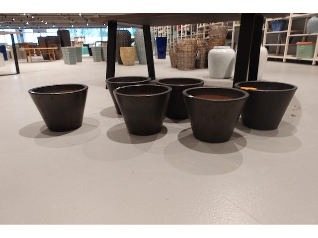 6x vorstvrije terracotta bloempot - afbeelding 1 van  4