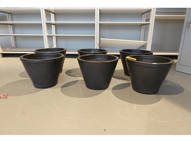 6x vorstvrije terracotta bloempot - afbeelding 1 van  4