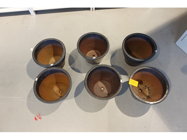 6x vorstvrije terracotta bloempot - afbeelding 3 van  4