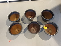 6x vorstvrije terracotta bloempot - afbeelding 3 van  4