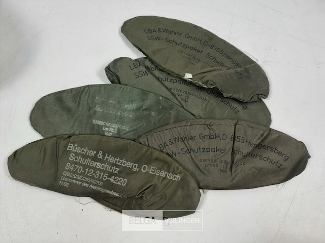 (6x) wahler ballistische schouder inlages kevlar - afbeelding 1 van  1