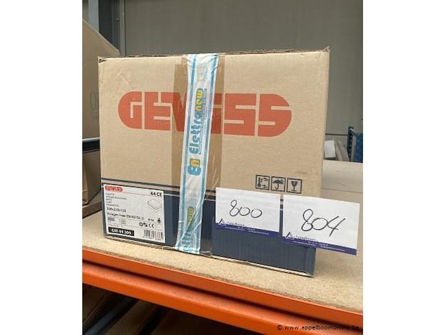 6x wandkast gewiss, gw 44 209 - afbeelding 1 van  2