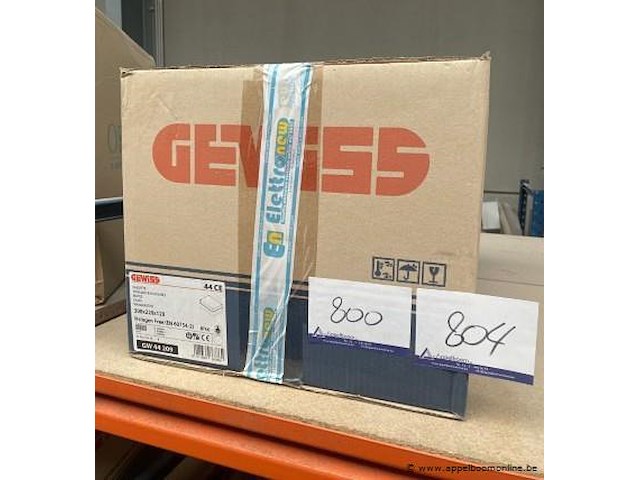 6x wandkast gewiss, gw 44 209 - afbeelding 1 van  2