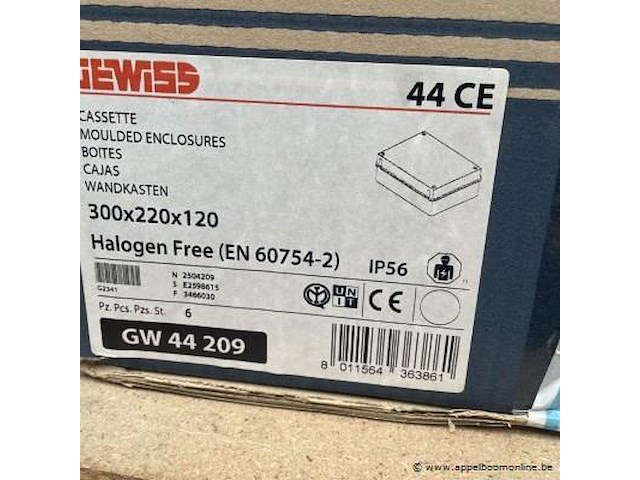 6x wandkast gewiss, gw 44 209 - afbeelding 2 van  2