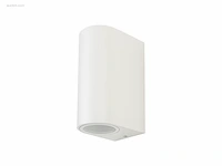 (6x) wandlamp modern halfrond gu10 duo fitting...