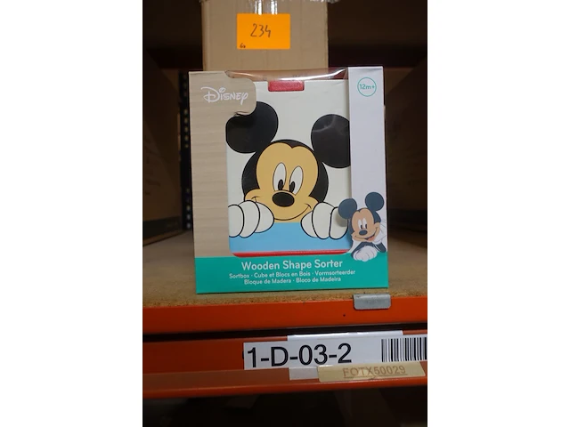 6x wooden shape sorter disney - afbeelding 1 van  2