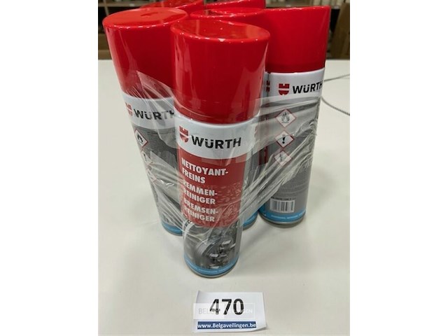 6x wurth reimreiniger 500ml - afbeelding 1 van  3