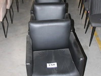 6x zeteltjes op wielen (met armleuning) - afbeelding 1 van  2