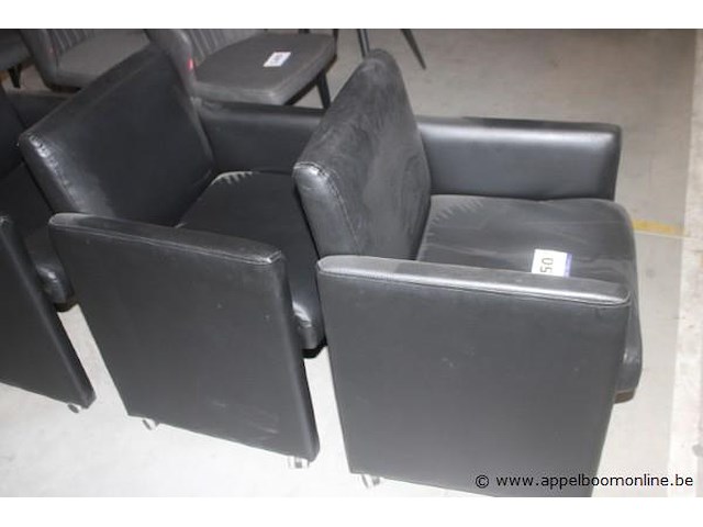 6x zeteltjes op wielen (met armleuning) - afbeelding 2 van  2