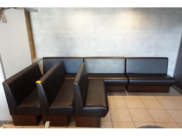 6x zitbank - afbeelding 1 van  4