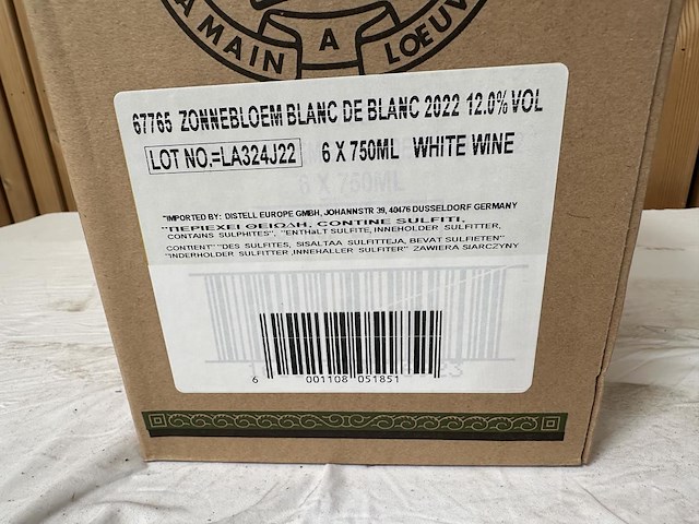 6x zonnebloem steelenbosch blanc de blanc 2022 - afbeelding 4 van  4
