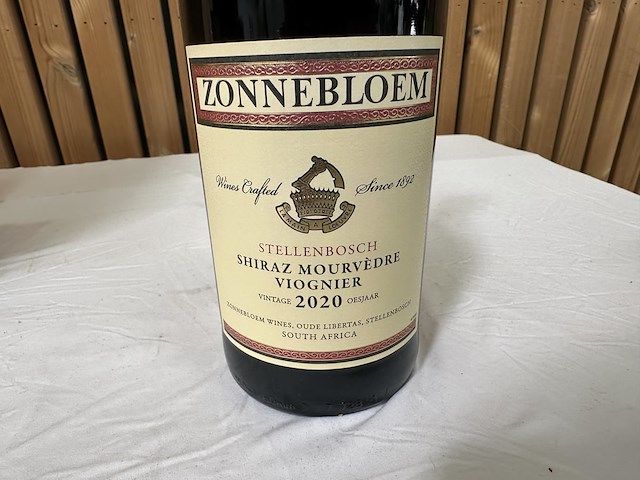 6x zonnebloem stellenbosch shiraz mourvedre 2020 - afbeelding 2 van  4
