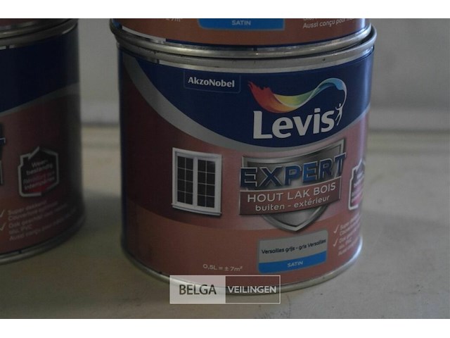 6x0,5l levis expert houtlak; versaillegrijs,arduin,empiregroen,eierschaal - afbeelding 6 van  7