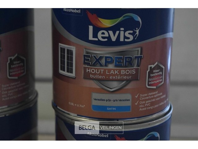 6x0,5l levis expert houtlak; versaillegrijs,arduin,empiregroen,eierschaal - afbeelding 7 van  7