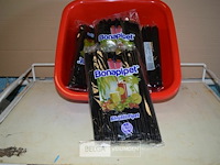 6x200st plastieken rietjes - afbeelding 1 van  2