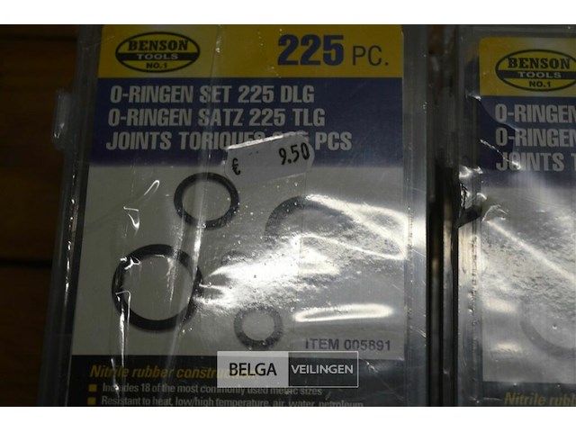 6x225 delige o ringen set - afbeelding 2 van  4