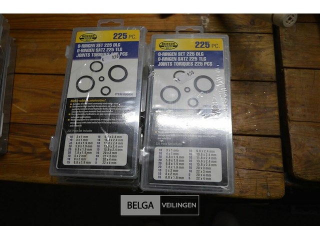 6x225 delige o ringen set - afbeelding 1 van  3