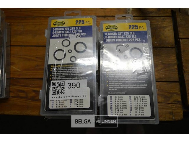6x225 delige o ringen set - afbeelding 1 van  3