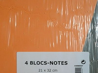 6x4st block note 21x32cm - afbeelding 2 van  2