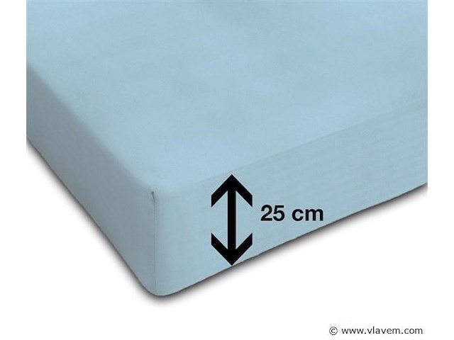 6xhoeslaken perfect fit 140x200cm - afbeelding 1 van  5