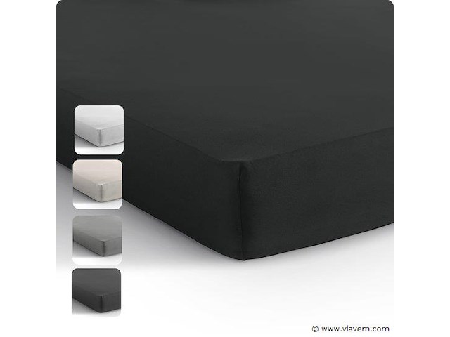 6xhoeslaken perfect fit 140x200cm - afbeelding 4 van  5