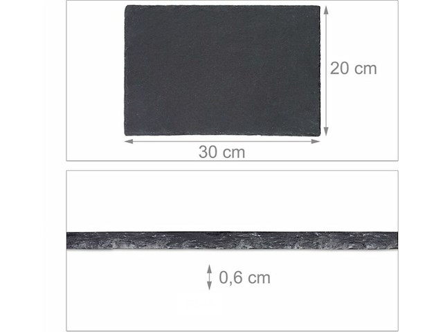 6xserveerplank leisteen - afbeelding 4 van  6