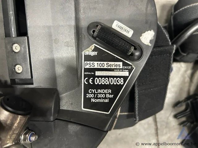 7 ademluchttoestellen dräger pss 100 series, voor cilinders van 200/300 bar - afbeelding 2 van  2