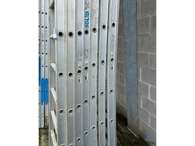 7 aluminium ladderelementen. werking niet gekend. - afbeelding 2 van  2
