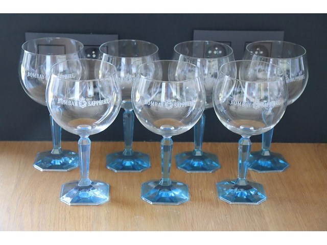 7 ballon bombay sapphire gin tonic coctailglazen - afbeelding 2 van  4