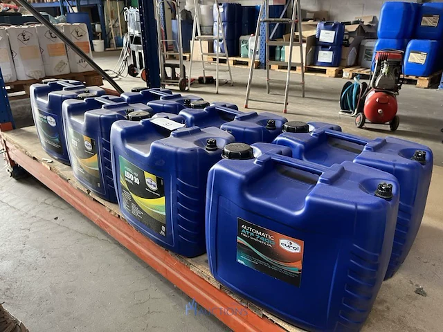 7 bidons diverse olie eurol - 20 l - afbeelding 1 van  6