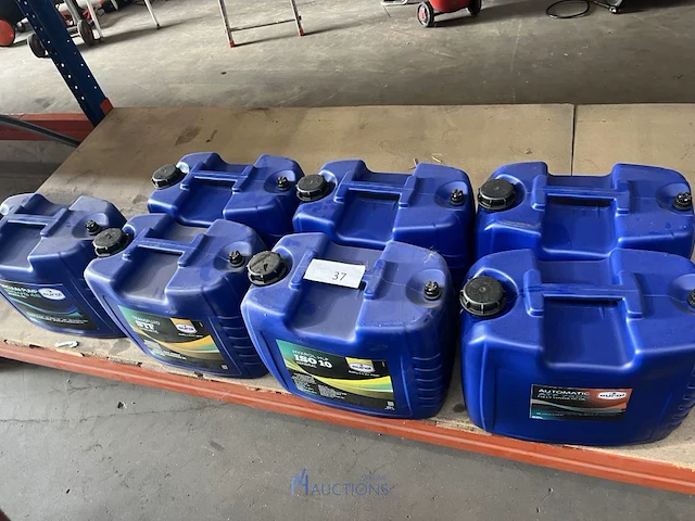 7 bidons diverse olie eurol - 20 l - afbeelding 2 van  6