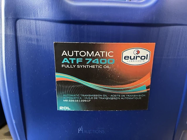 7 bidons diverse olie eurol - 20 l - afbeelding 3 van  6